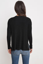 TIANNA COZY RIB RAGLAN TOP