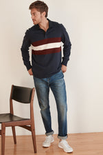 JACQUES RUGBY LONG SLEEVE POLO SHIRT