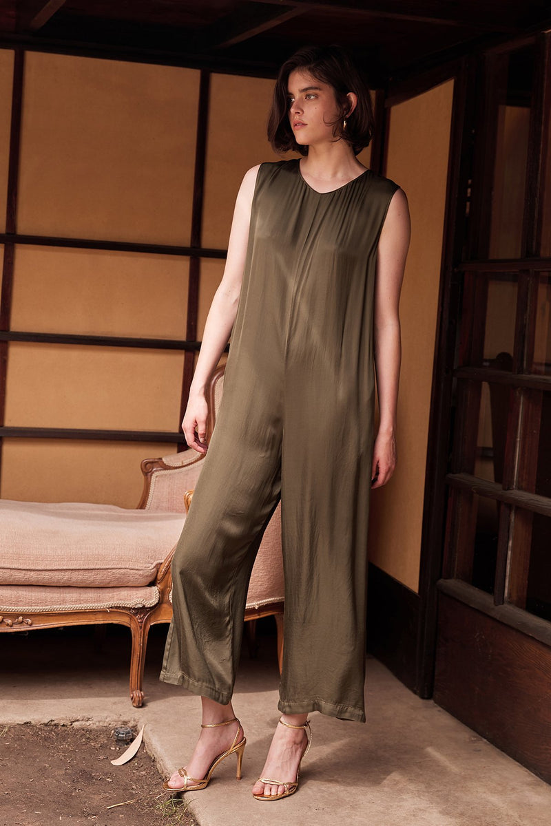 IVY SATIN VISCOSE JUMPSUIT