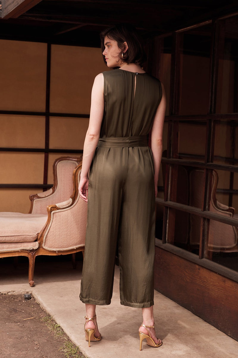 IVY SATIN VISCOSE JUMPSUIT