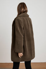 TRISHELLE LUX SHERPA OVERSIZED COAT