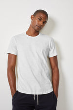 AMARO CREW NECK SLUB TEE