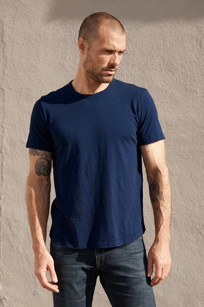 AMARO CREW NECK SLUB TEE