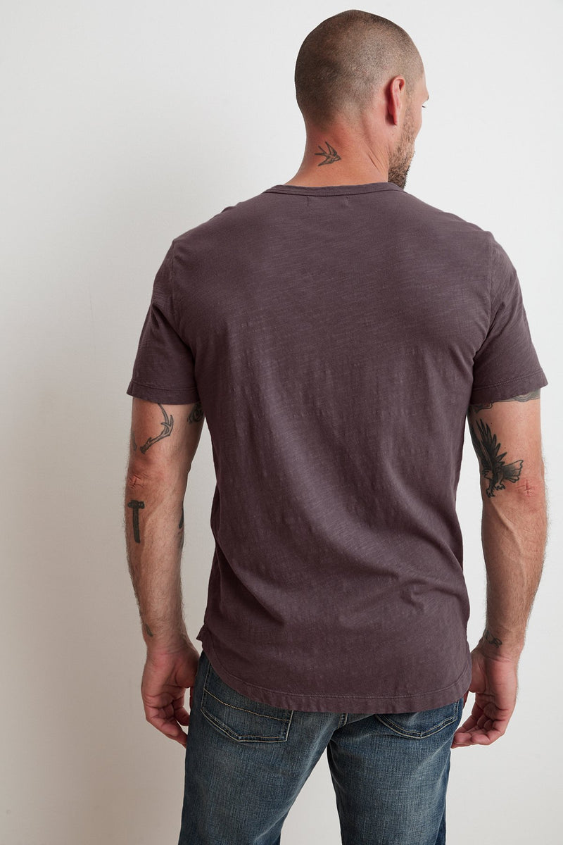 AMARO CREW NECK SLUB TEE