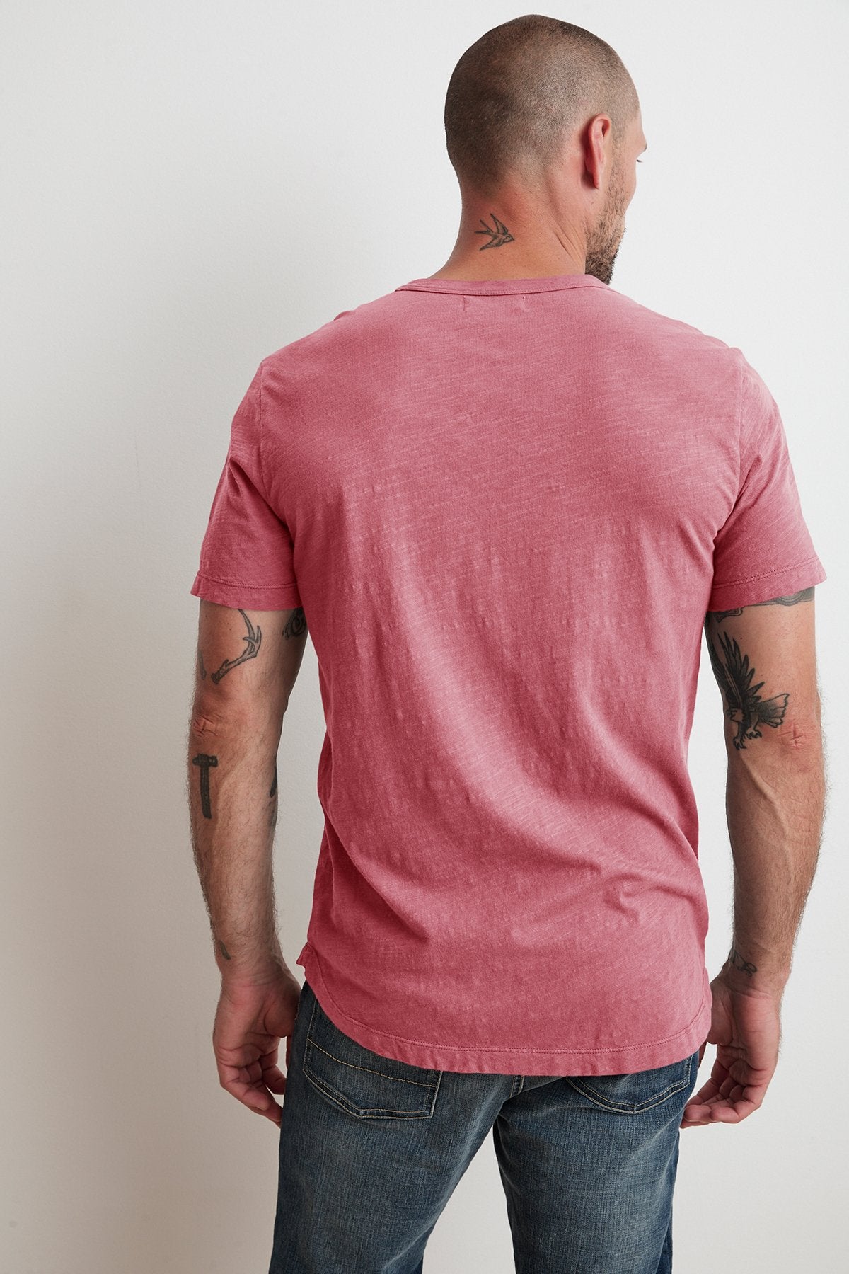 AMARO CREW NECK SLUB TEE