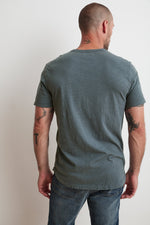 AMARO CREW NECK SLUB TEE