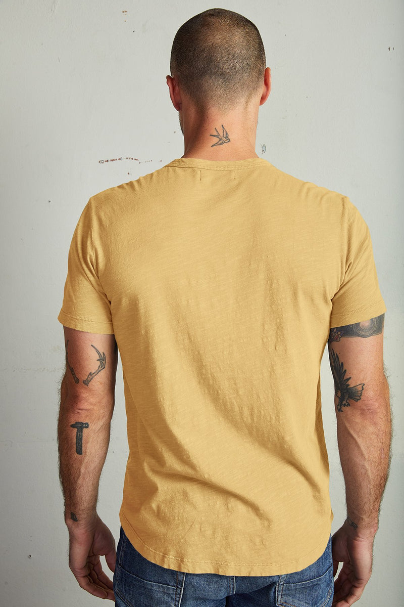 AMARO CREW NECK SLUB TEE