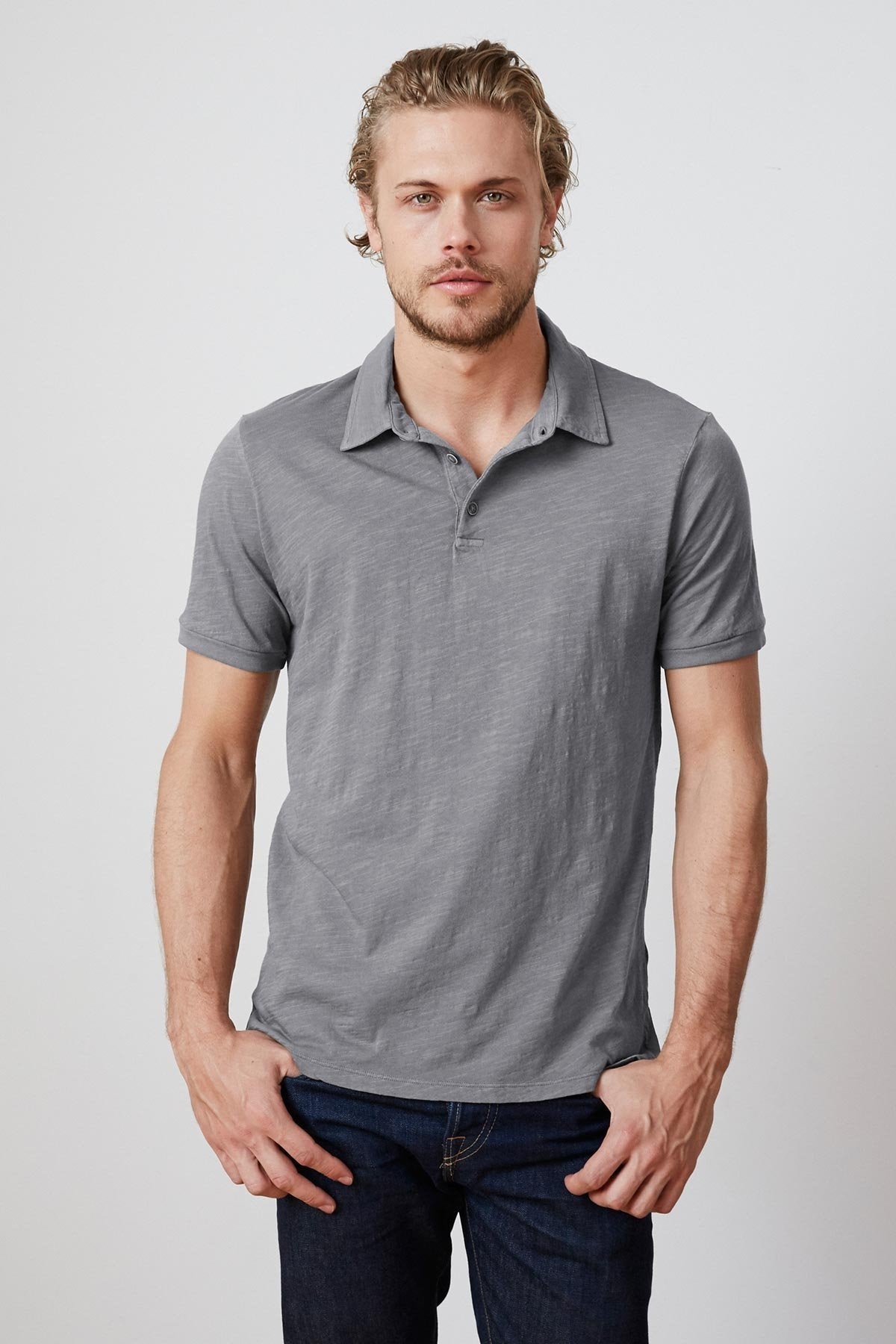 RANDALL COTTON SLUB POLO