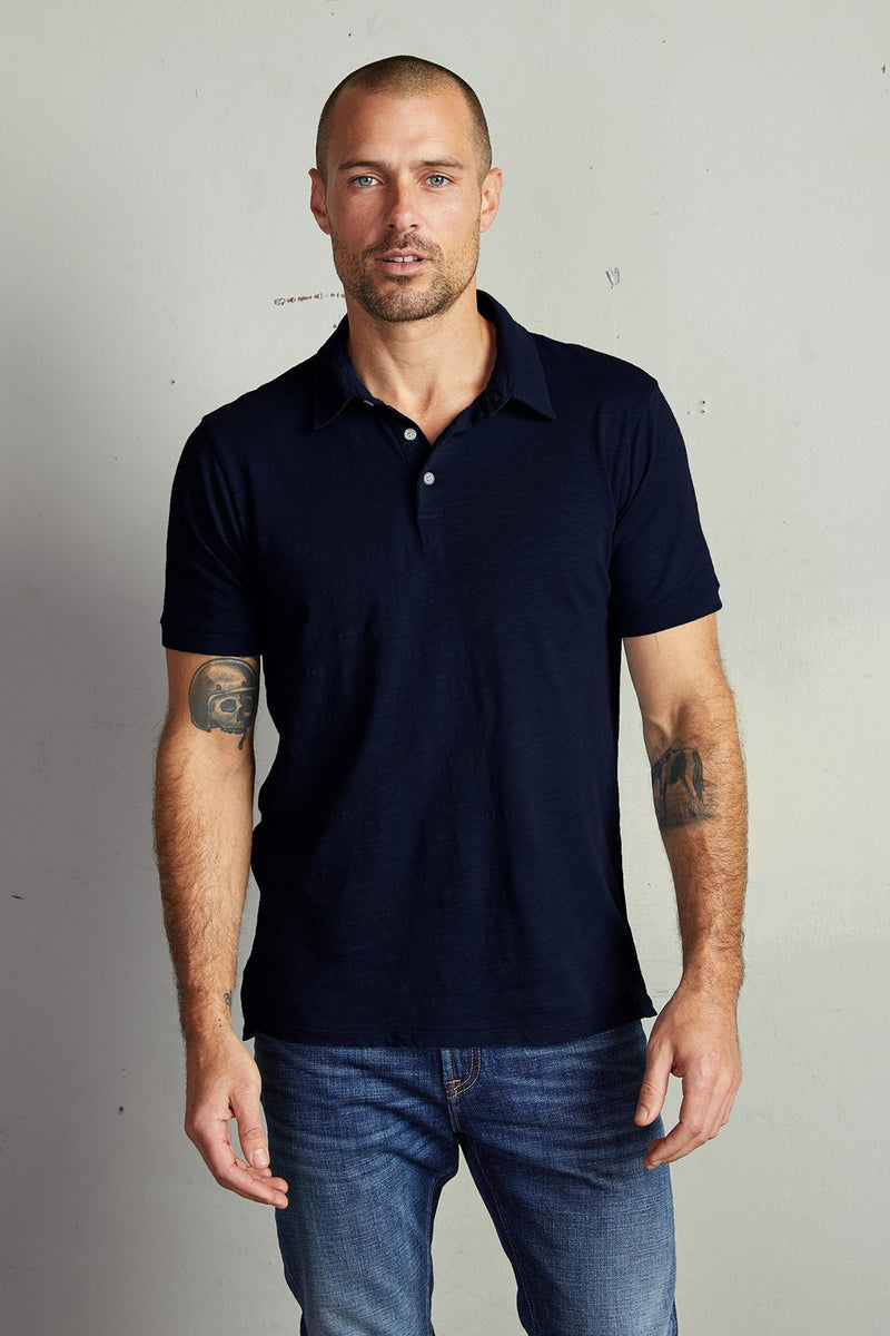 RANDALL COTTON SLUB POLO