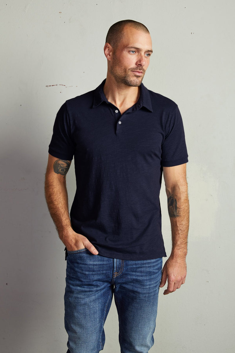 RANDALL COTTON SLUB POLO