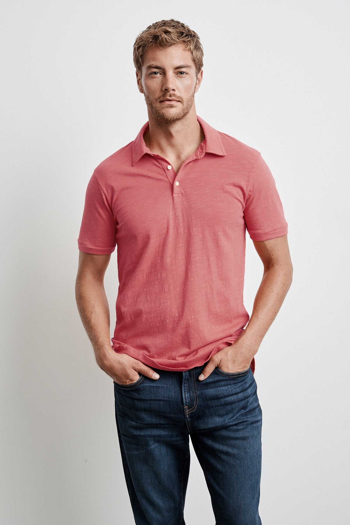 RANDALL COTTON SLUB POLO