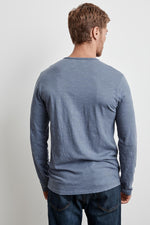 SIMEON RAW EDGE COTTON SLUB TEE