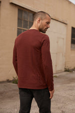 SIMEON RAW EDGE COTTON SLUB TEE