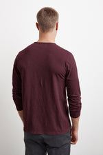 SIMEON RAW EDGE COTTON SLUB TEE