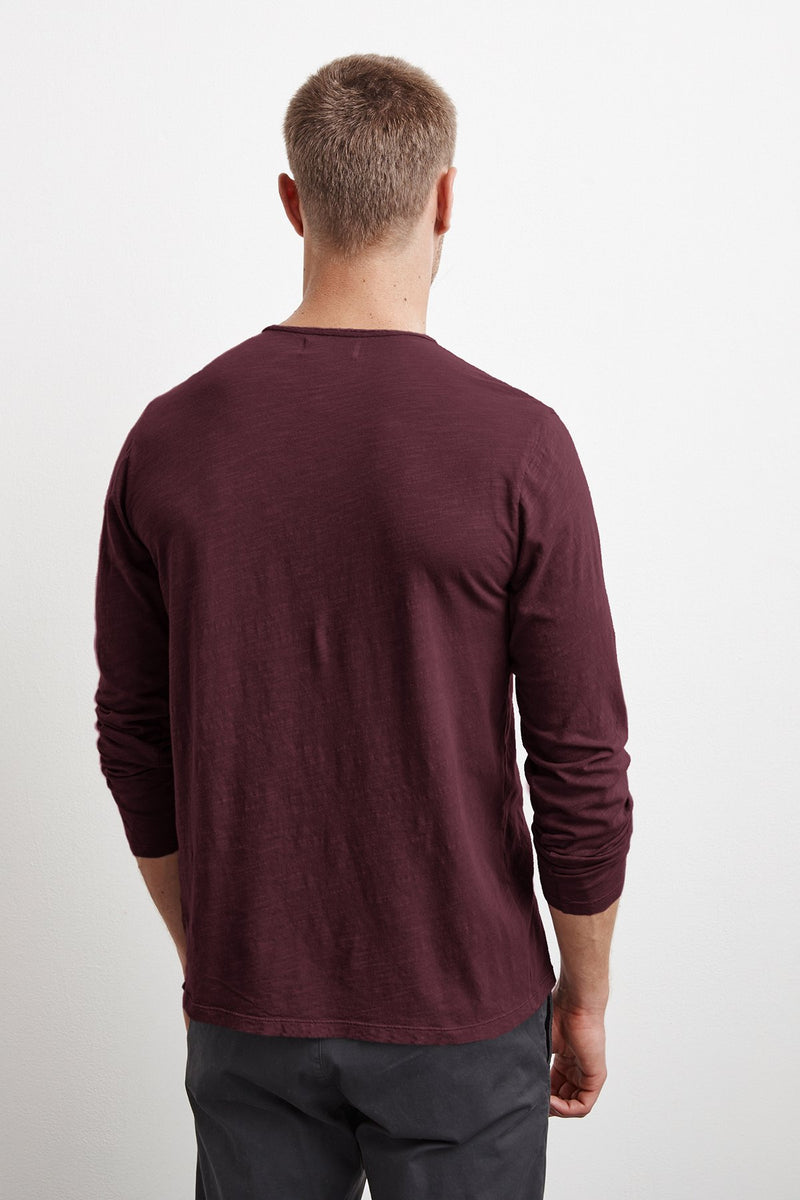 SIMEON RAW EDGE COTTON SLUB TEE