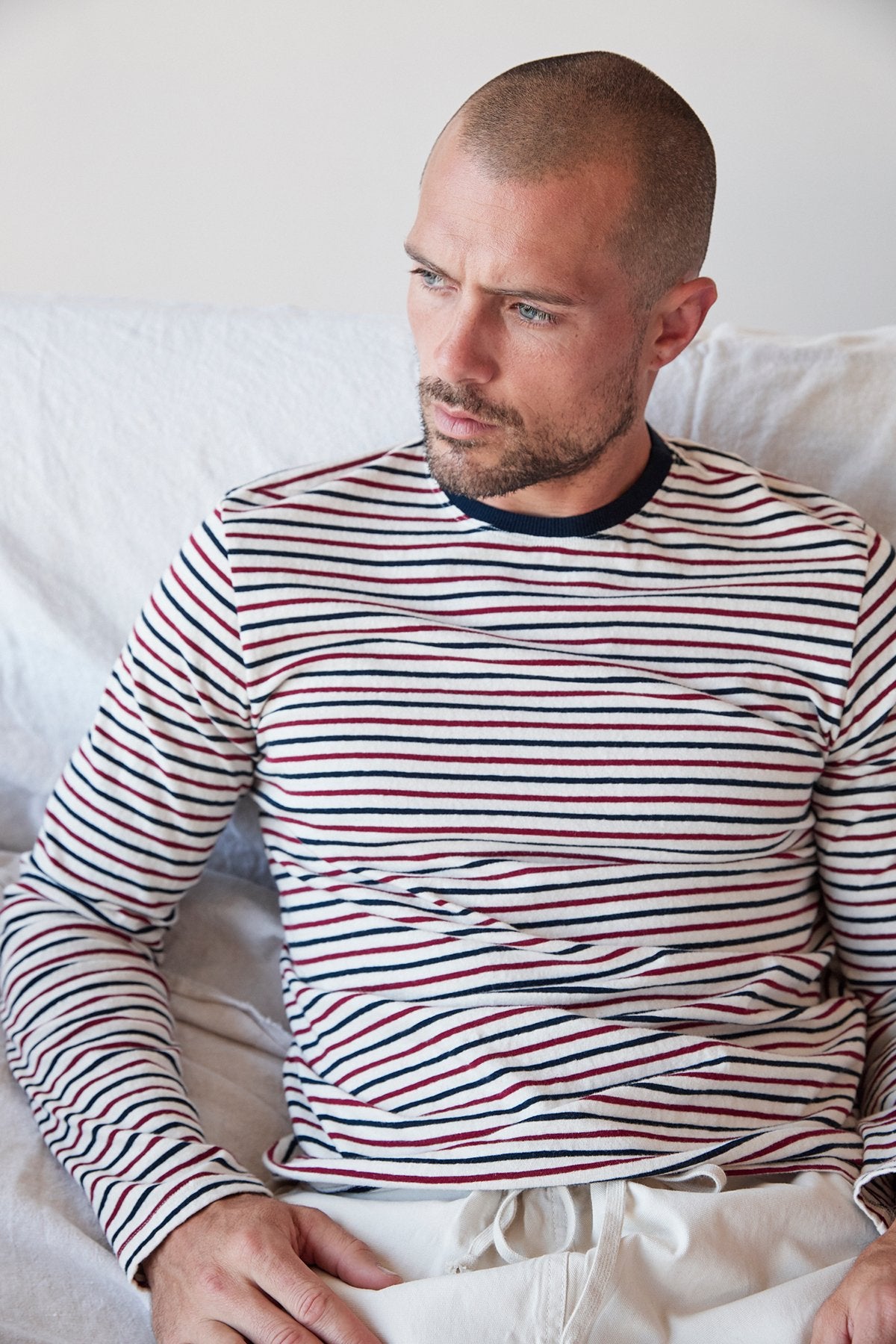 DESMOND STRIPED TEE