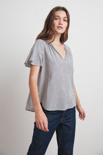 DEBORAH STRIPE TOP