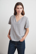 DEBORAH STRIPE TOP