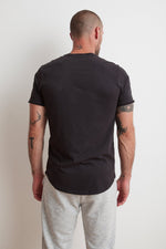 HESTON SUEDED JERSEY HENLEY