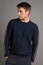 TAD WOOL BLEND STRIPE SWEATER
