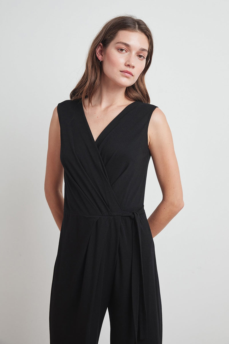 MICAH TIE FRONT JUMPSUIT