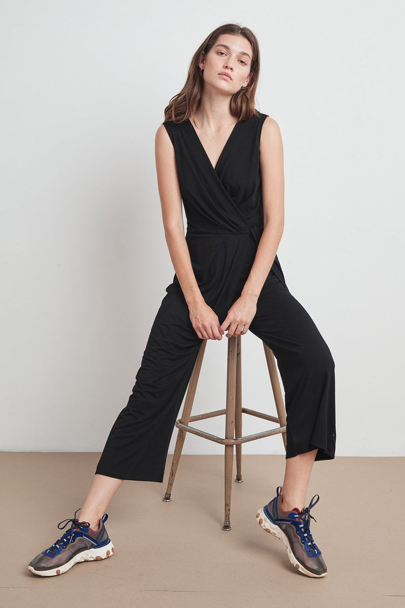 MICAH TIE FRONT JUMPSUIT