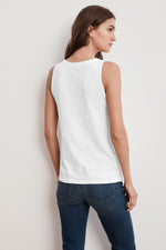 JOY ORIGINAL SLUB SCOOP NECK TANK