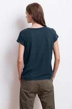 KIRA ORIGINAL SLUB SCOOP NECK TEE