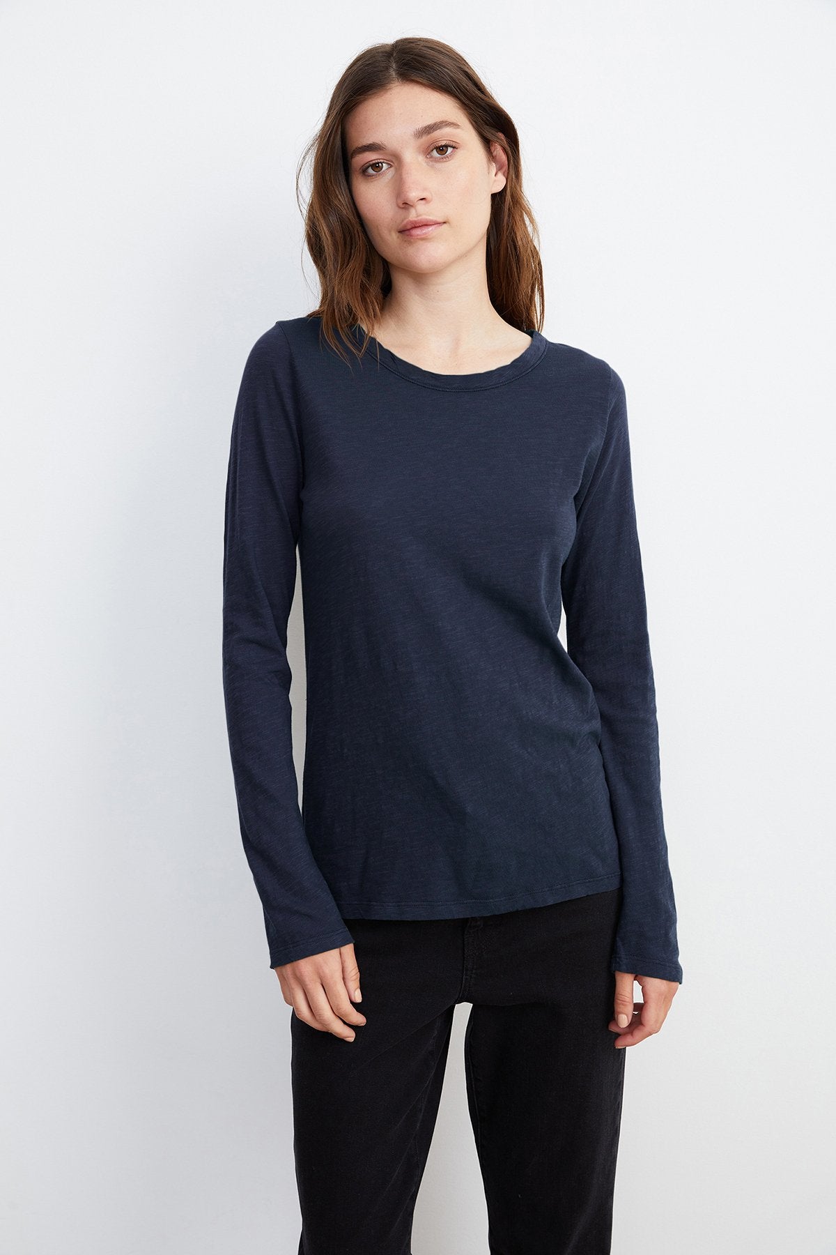 LIZZIE ORIGINAL SLUB LONG SLEEVE TEE