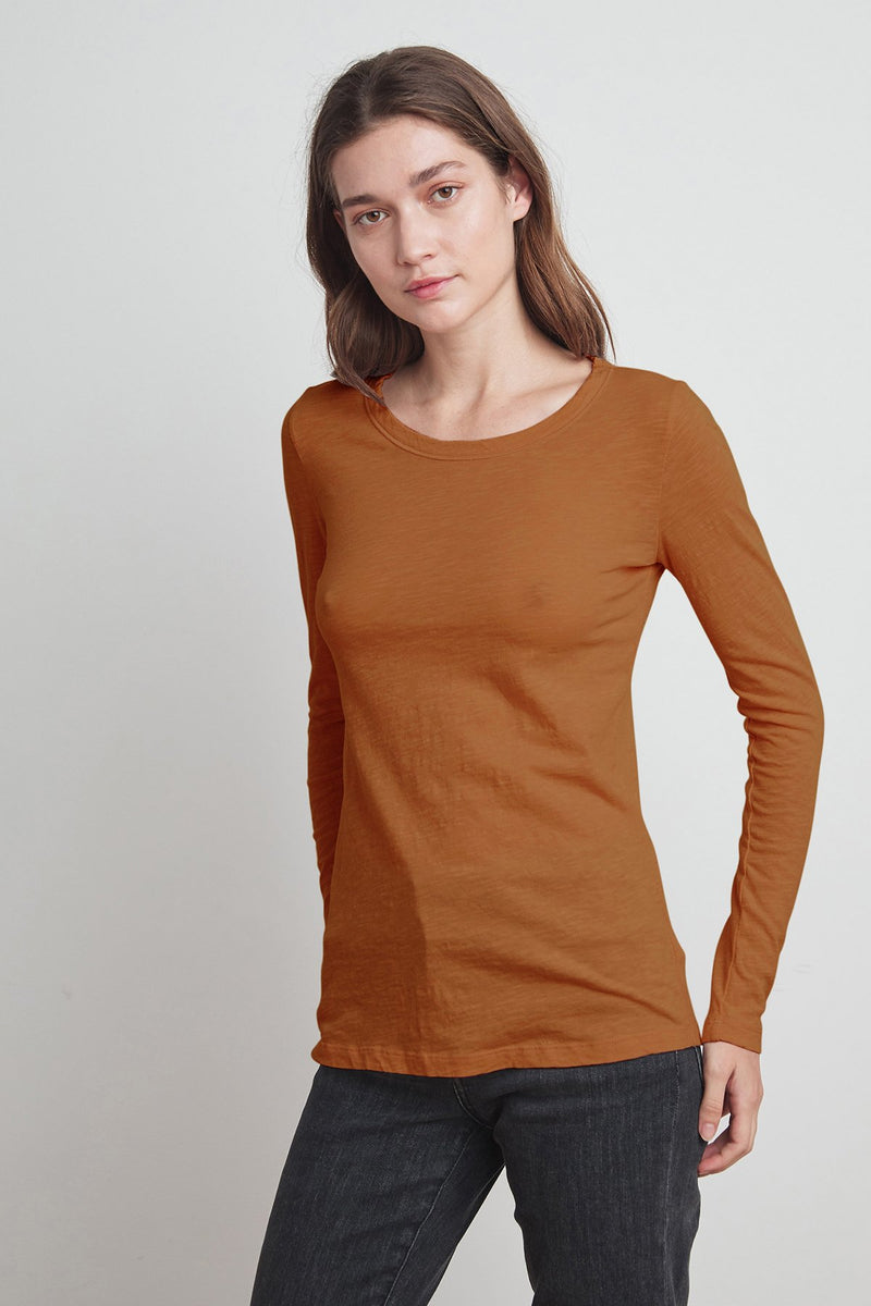 LIZZIE ORIGINAL SLUB LONG SLEEVE TEE