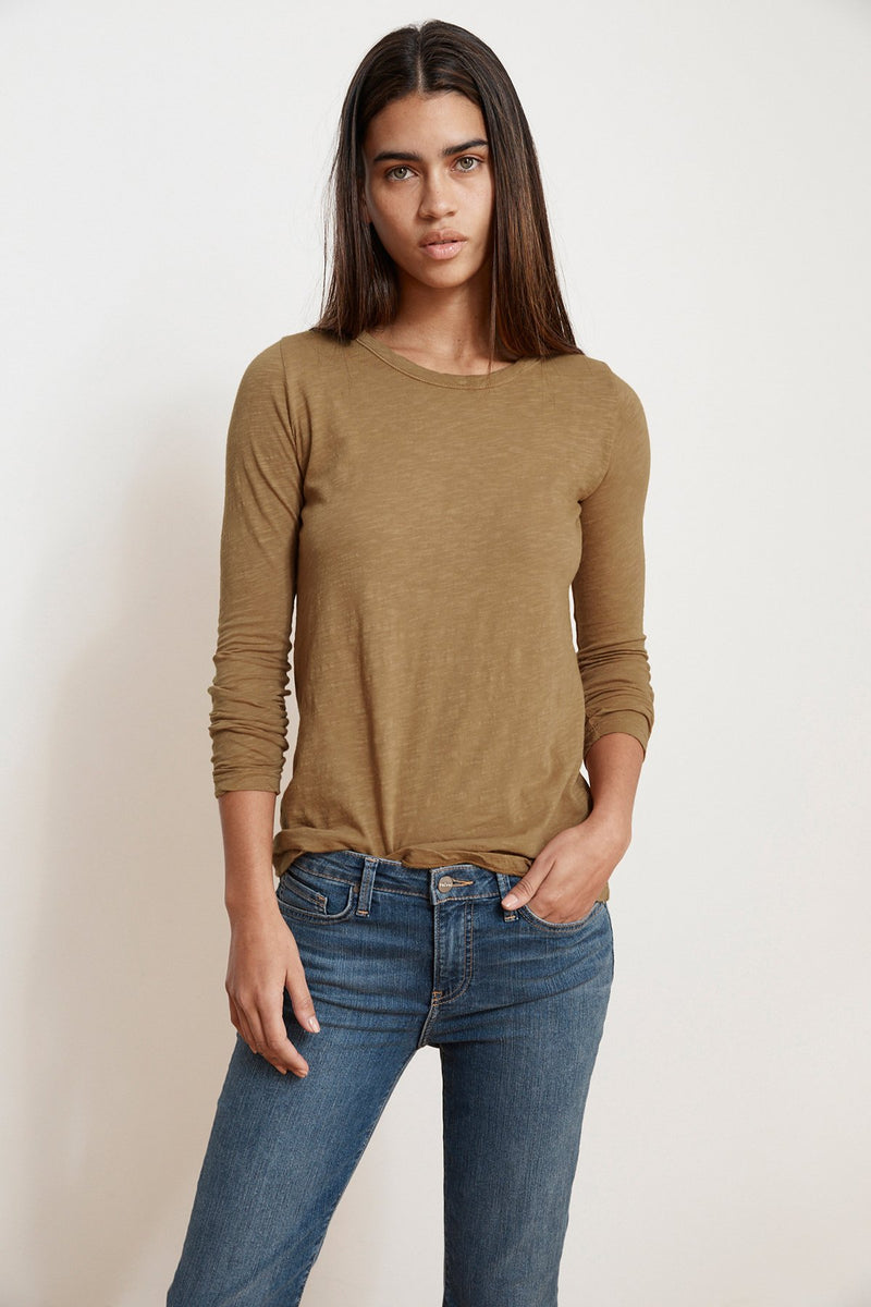 LIZZIE ORIGINAL SLUB LONG SLEEVE TEE