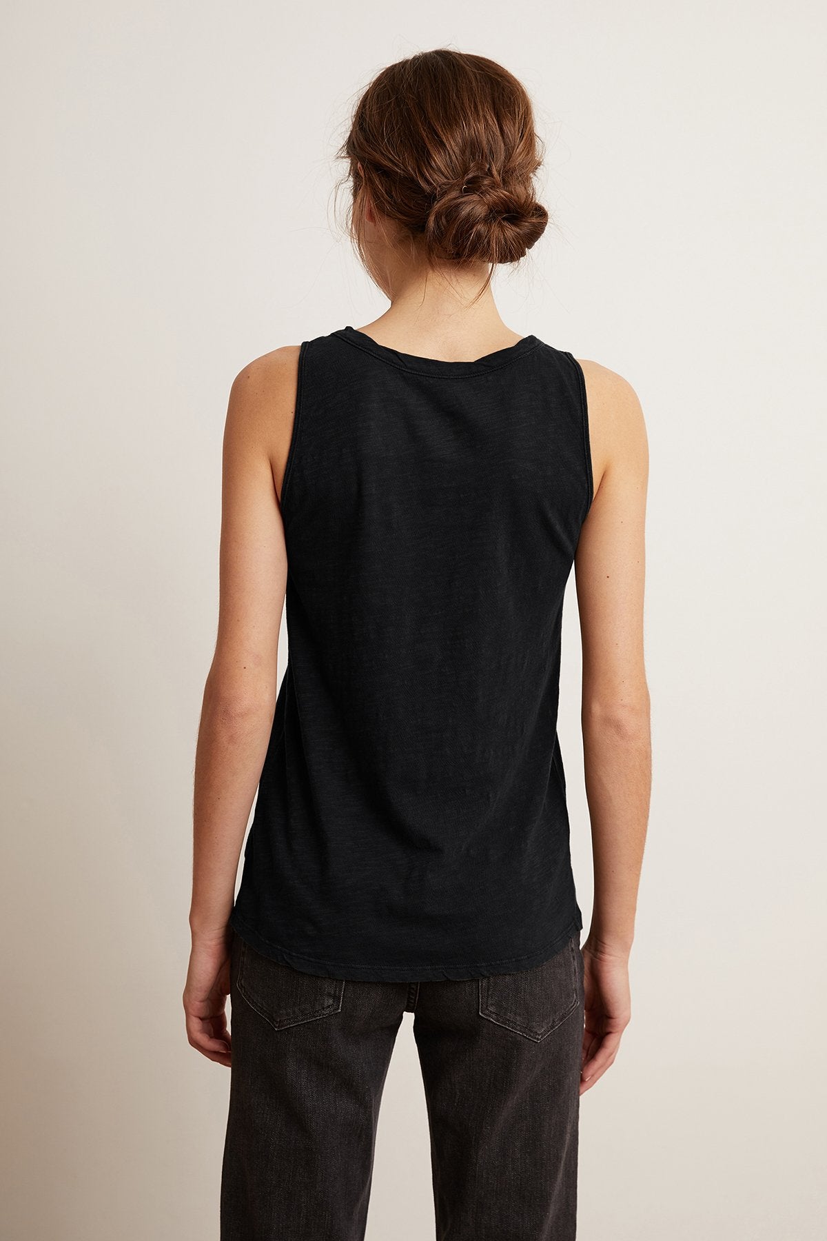 JOY ORIGINAL SLUB SCOOP NECK TANK