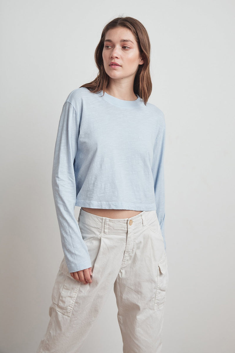 CORDIE CROPPED CREW TEE
