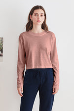 CORDIE CROPPED CREW TEE