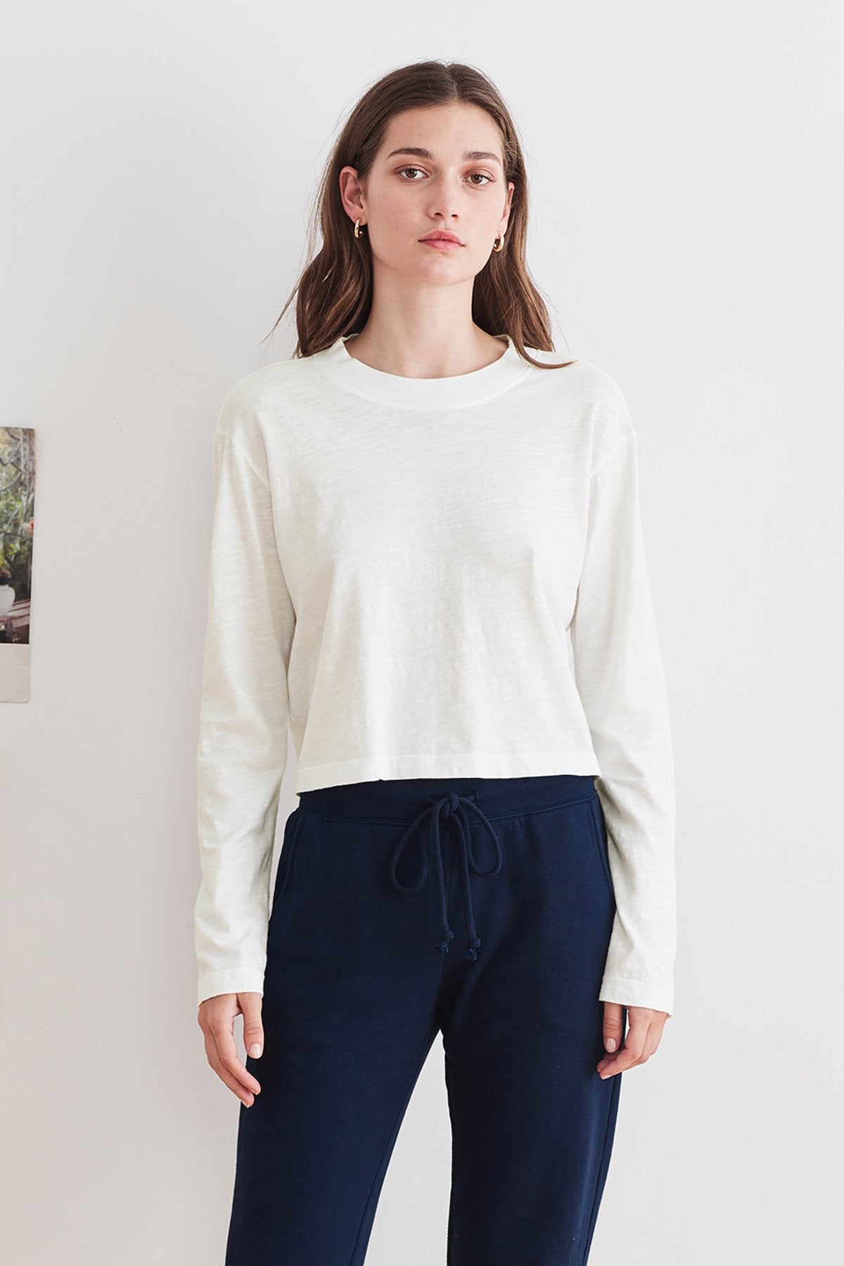 CORDIE CROPPED CREW TEE