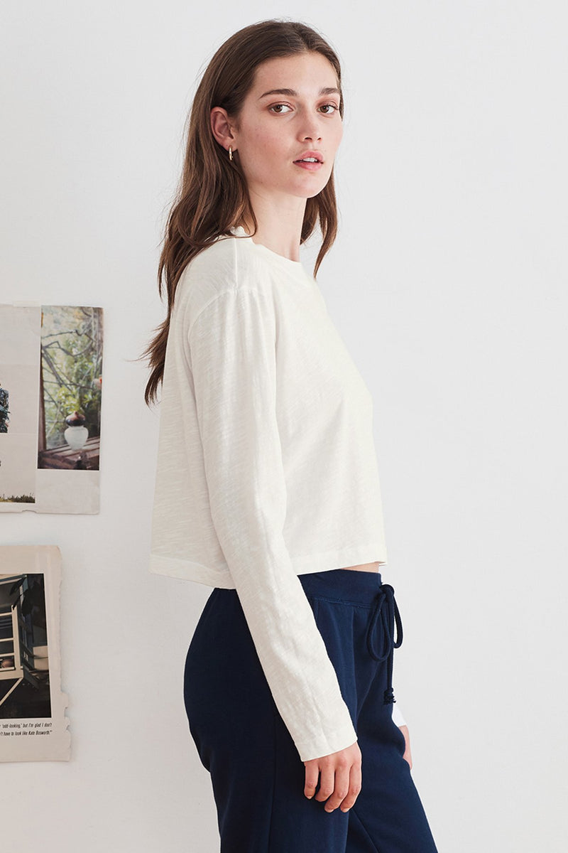 CORDIE CROPPED CREW TEE