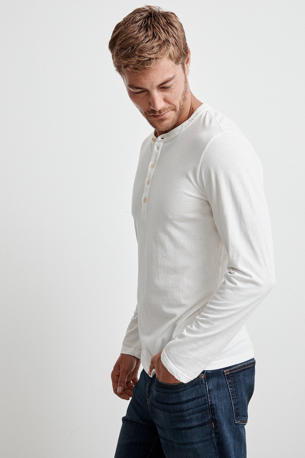 ALVARO COTTON JERSEY HENLEY