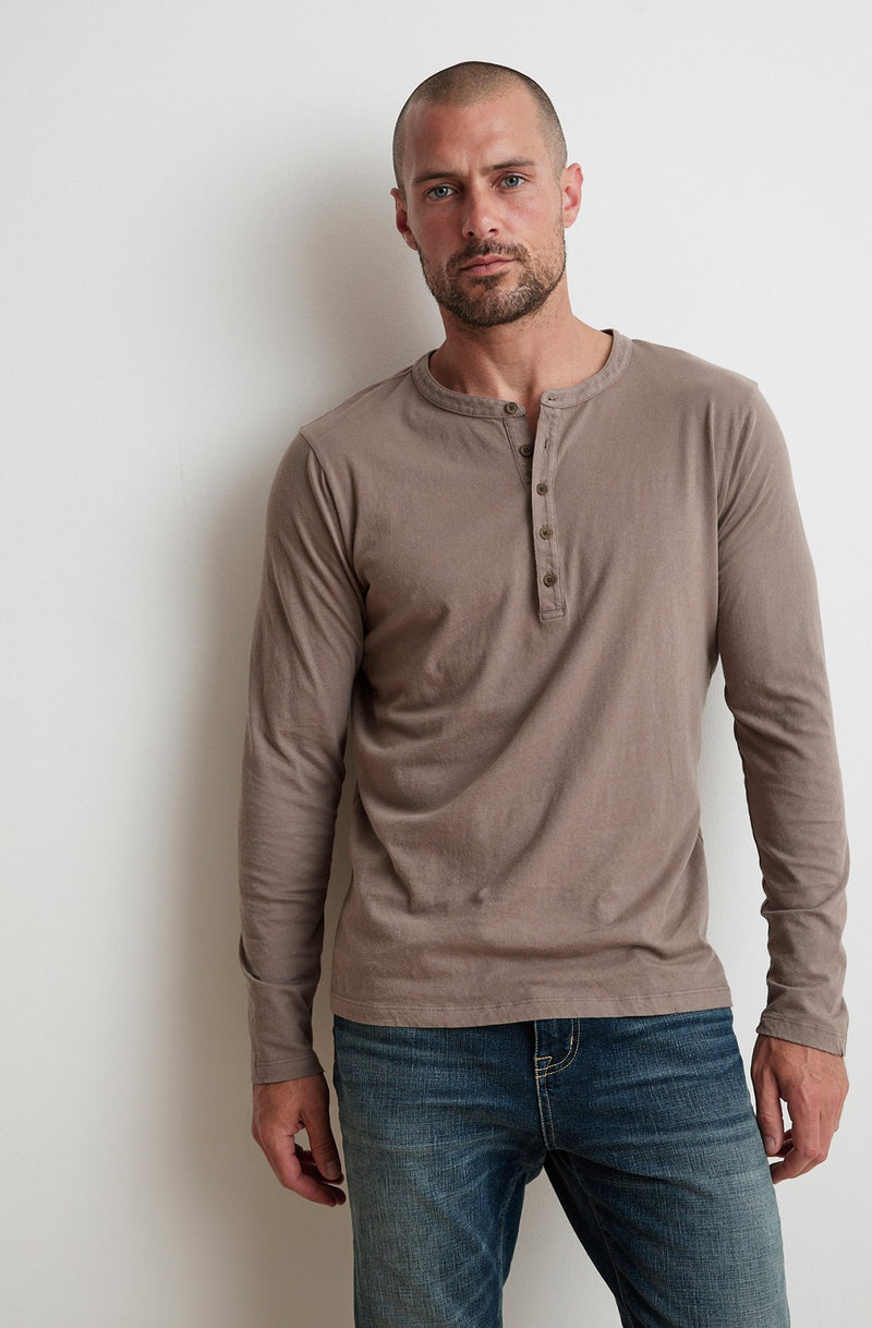 ALVARO COTTON JERSEY HENLEY