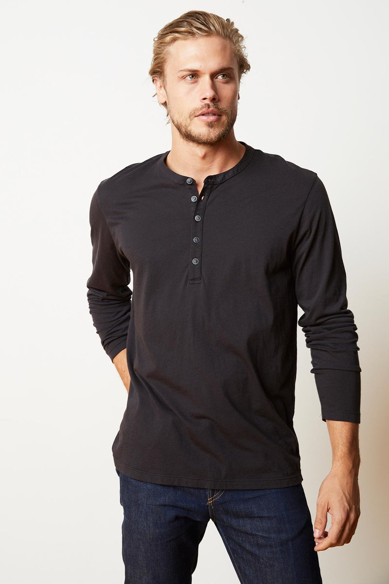 ALVARO COTTON JERSEY HENLEY