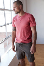 FULTON SHORT SLEEVE HENLEY