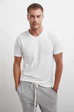 SAMSEN WHISPER CLASSIC V-NECK TEE