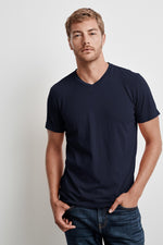 SAMSEN WHISPER CLASSIC V-NECK TEE