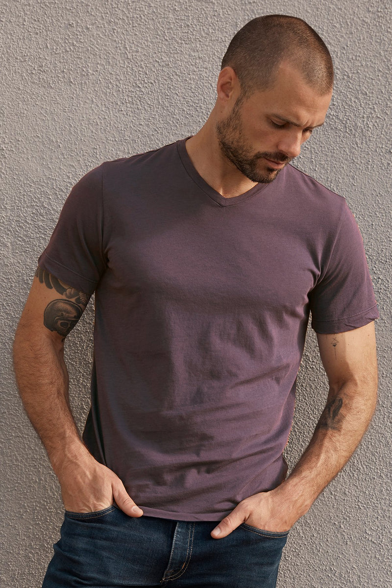 SAMSEN WHISPER CLASSIC V-NECK TEE