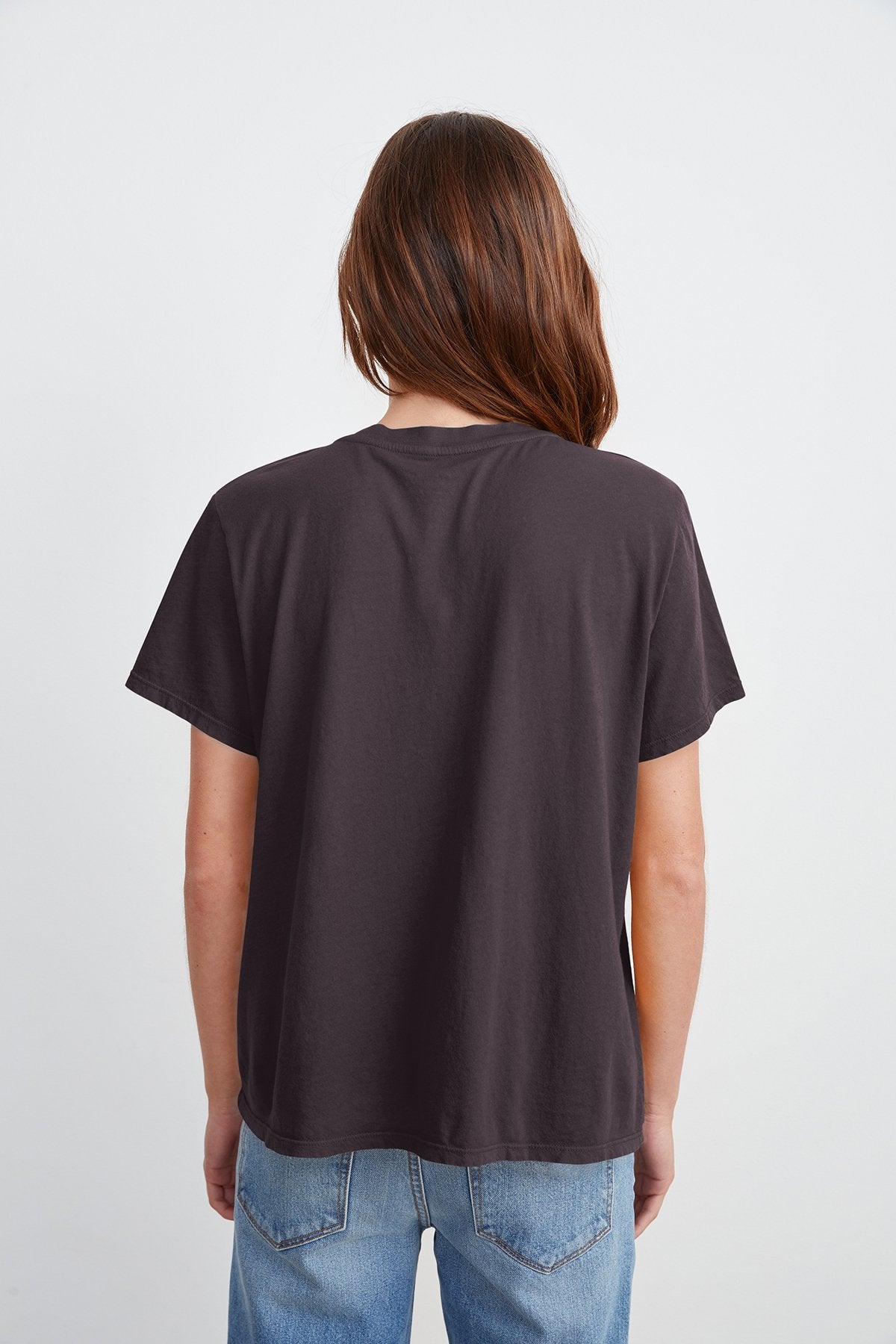 SYDNEY DISTRESSED WHISPER V-NECK TEE