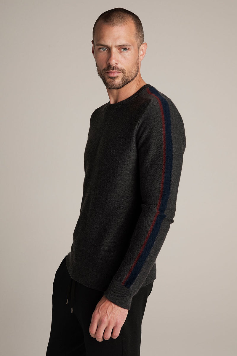 TAD WOOL BLEND STRIPE SWEATER