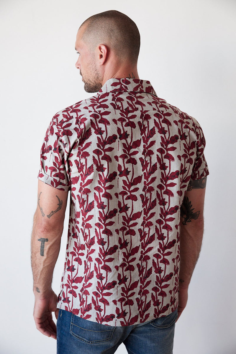 NEILL PRINTED BUTTON-UP SHIRT