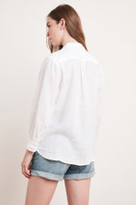 BLITHE LINEN BUTTON-UP SHIRT