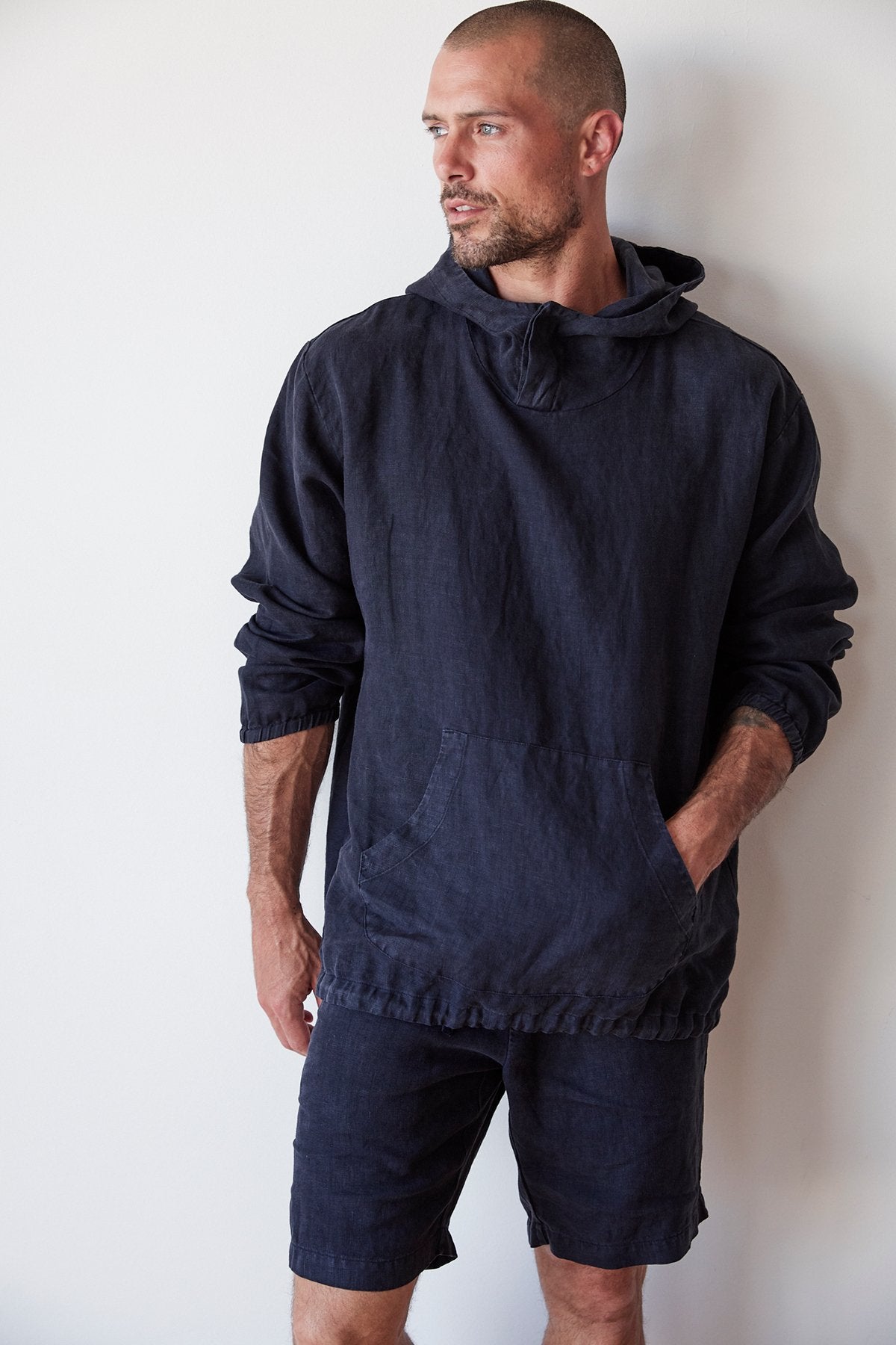 DEACON LINEN HOODIE