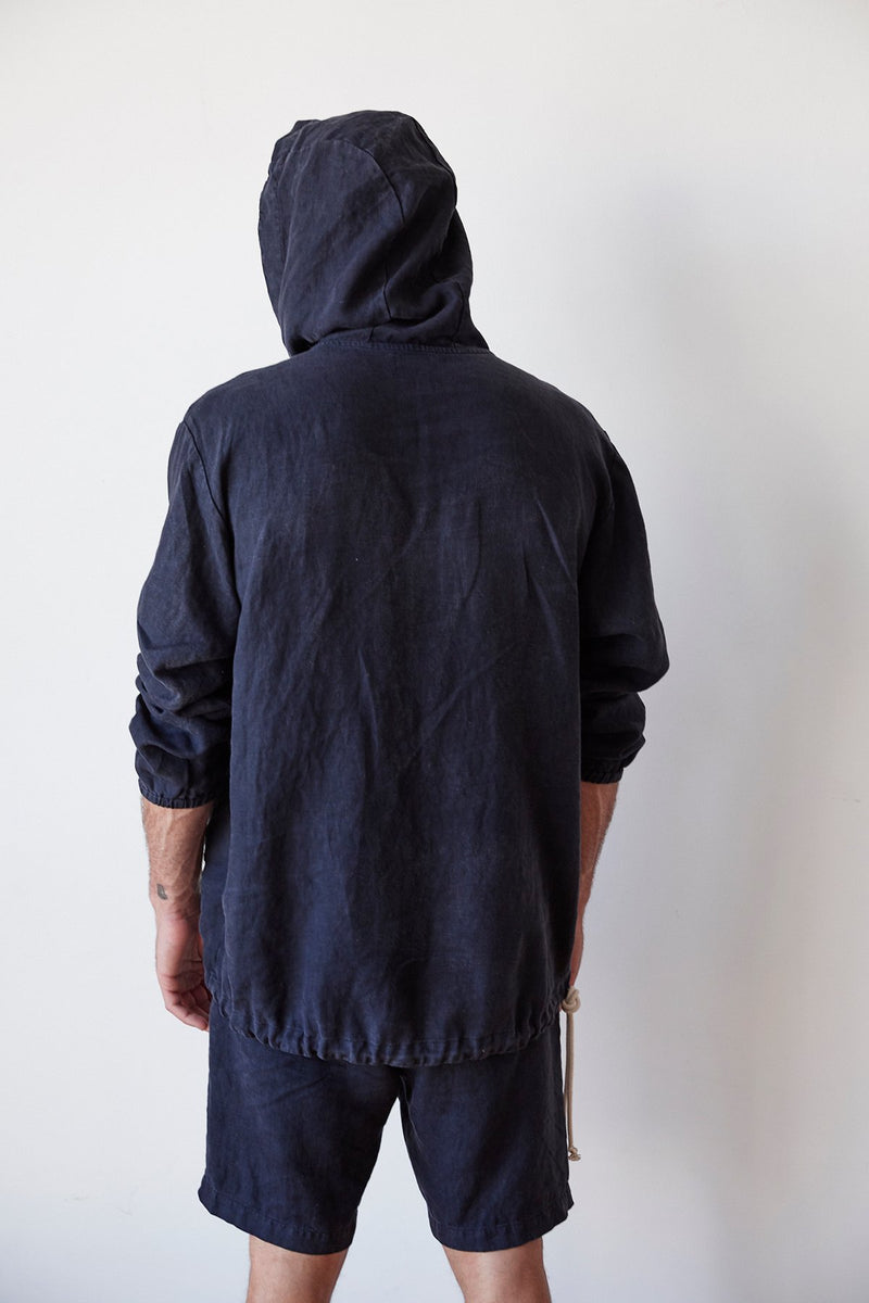 DEACON LINEN HOODIE