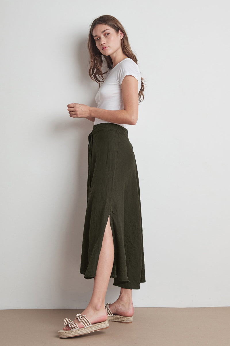 RALEIGH WOVEN LINEN SKIRT